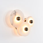 Selene Minimalist Alabaster Ceiling Light - Lamp Outdoor