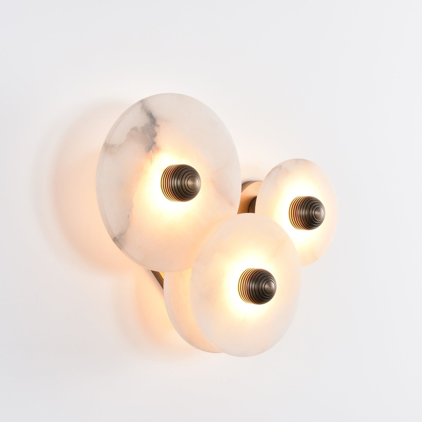 Selene Minimalist Alabaster Ceiling Light - Lamp Outdoor