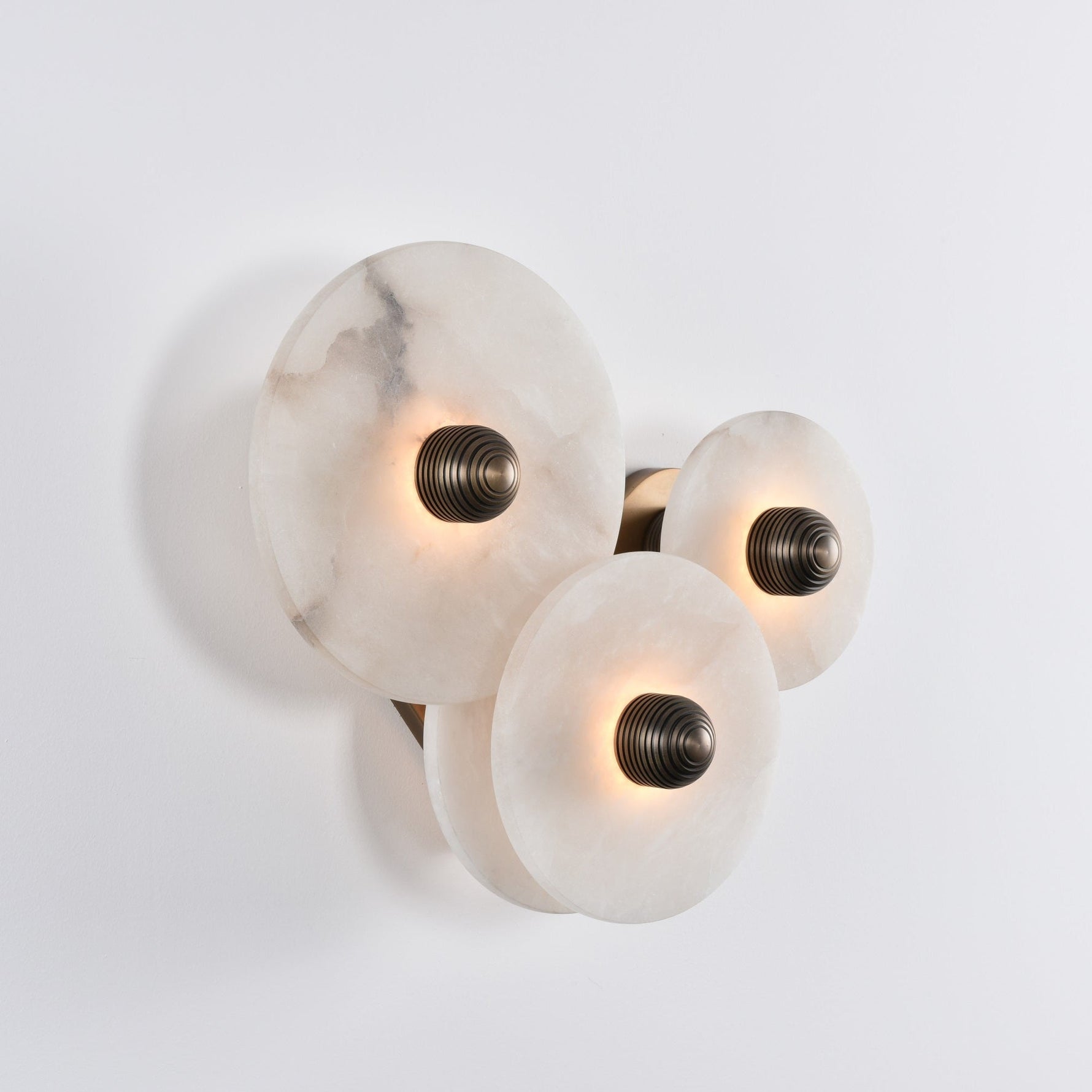 Selene Minimalist Alabaster Ceiling Light - Lamp Outdoor