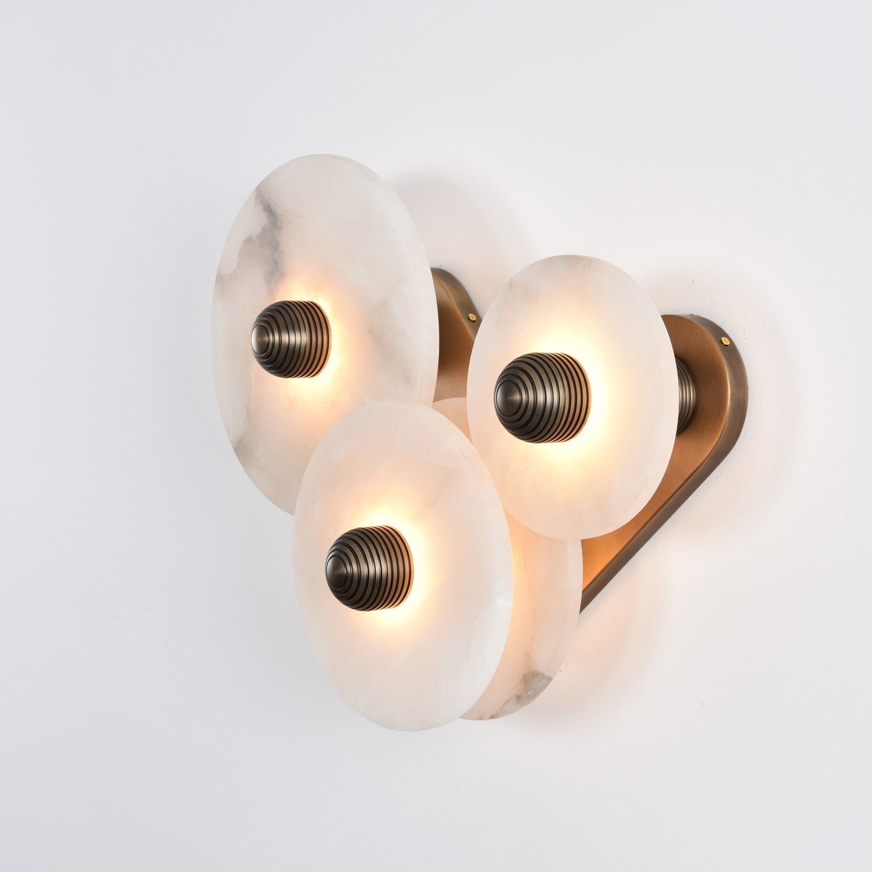 Selene Minimalist Alabaster Ceiling Light - Lamp Outdoor