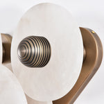 Selene Minimalist Alabaster Ceiling Light - Lamp Outdoor