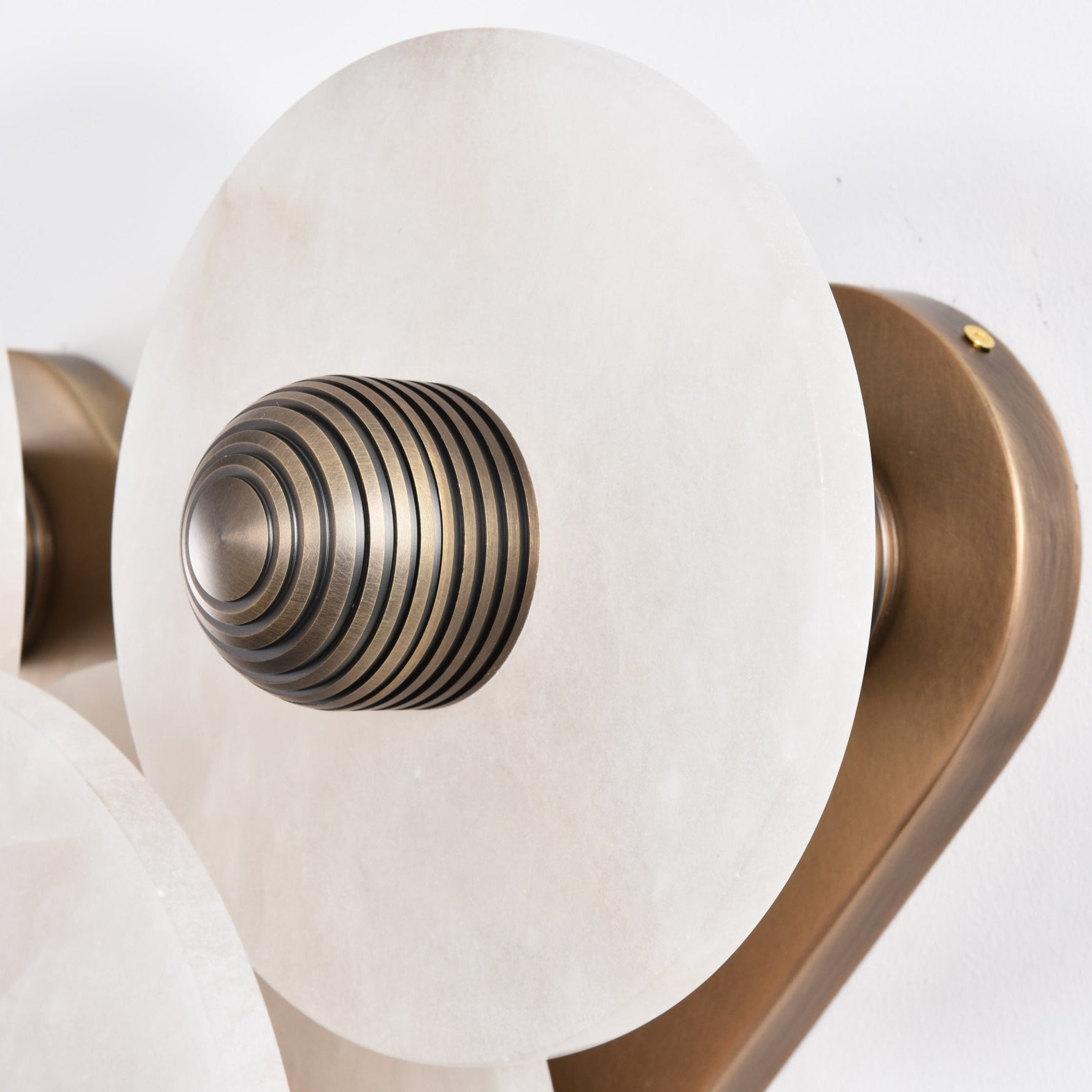 Selene Minimalist Alabaster Ceiling Light - Lamp Outdoor