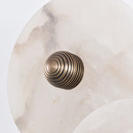 Selene Minimalist Alabaster Ceiling Light - Lamp Outdoor