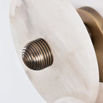 Selene Minimalist Alabaster Ceiling Light - Lamp Outdoor