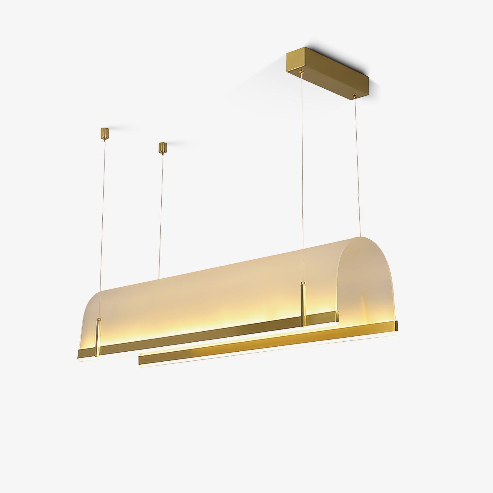Cevinen Linear Gold Pendant Light - Lamp Outdoor