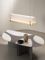 Cevinen Linear Gold Pendant Light - Lamp Outdoor