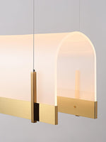 Cevinen Linear Gold Pendant Light - Lamp Outdoor