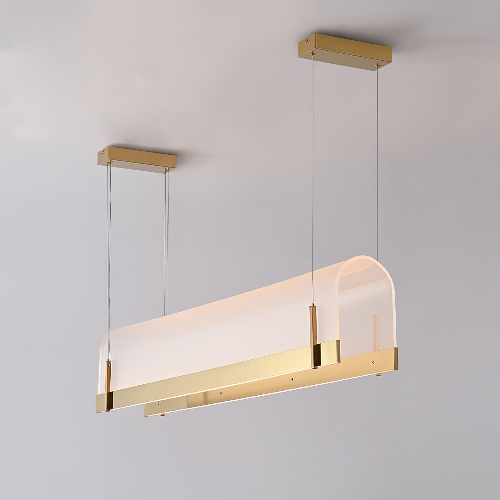 Cevinen Linear Gold Pendant Light - Lamp Outdoor