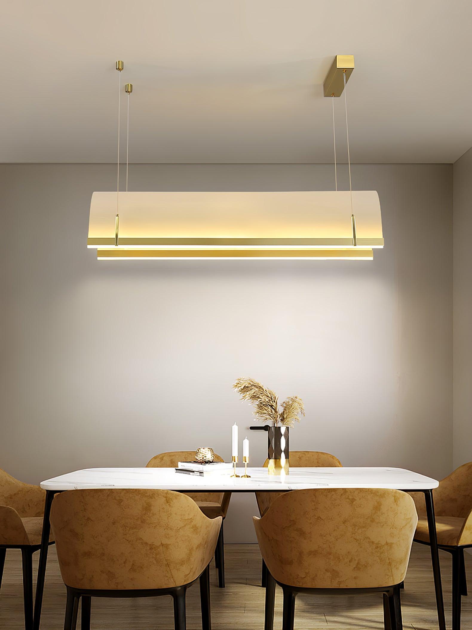 Cevinen Linear Gold Pendant Light - Lamp Outdoor