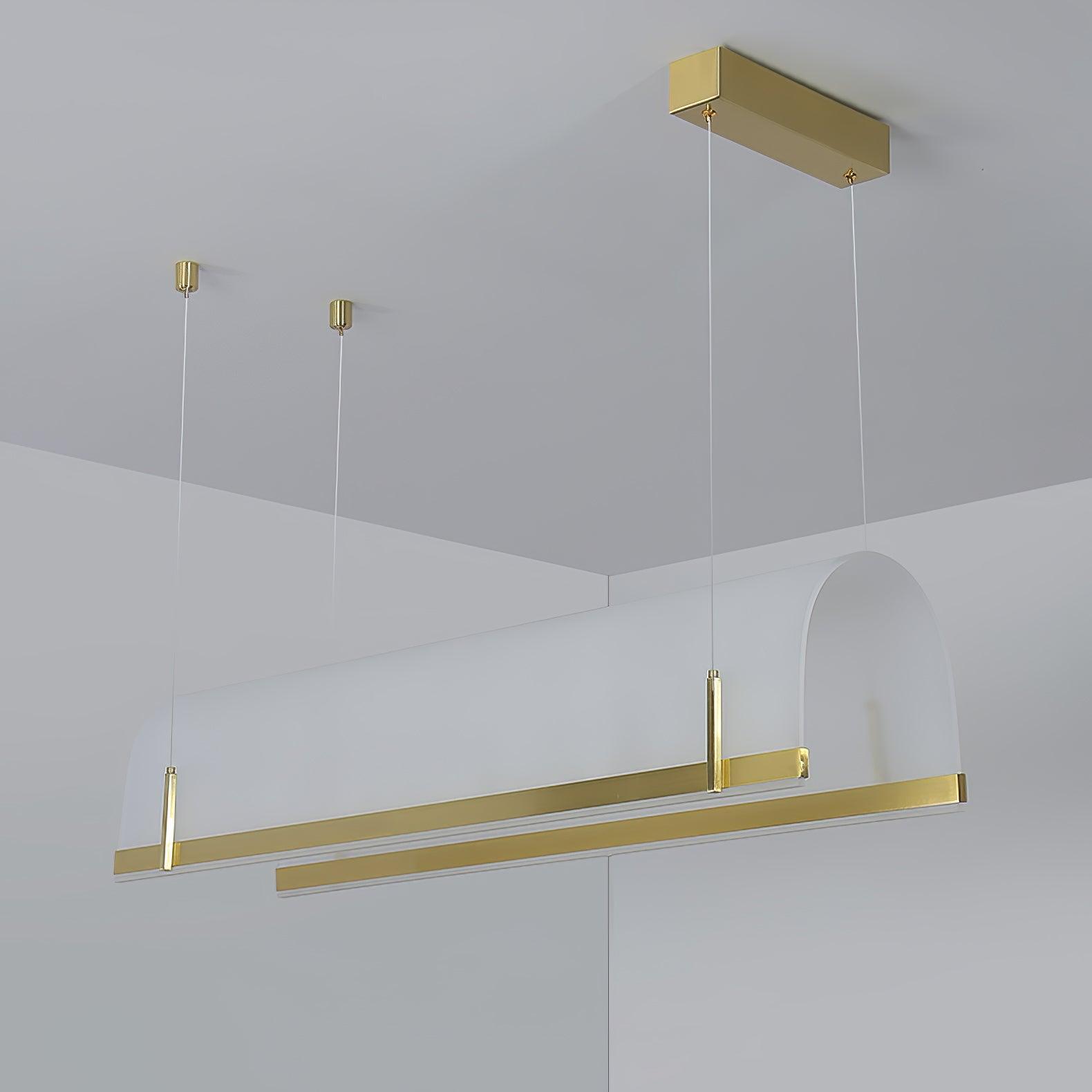 Cevinen Linear Gold Pendant Light - Lamp Outdoor