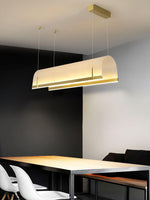 Cevinen Linear Gold Pendant Light - Lamp Outdoor