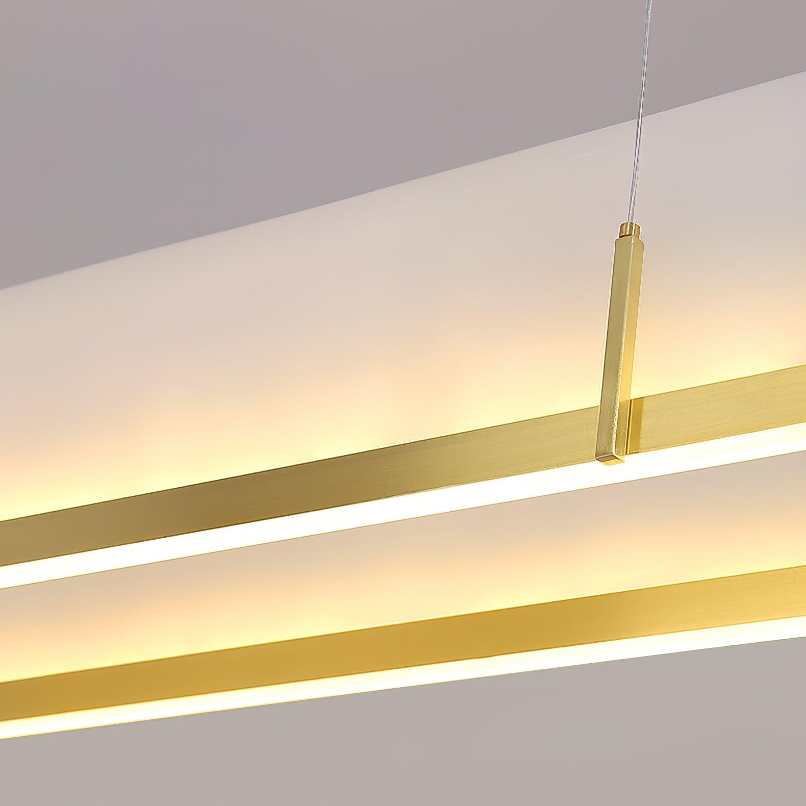 Cevinen Linear Gold Pendant Light - Lamp Outdoor