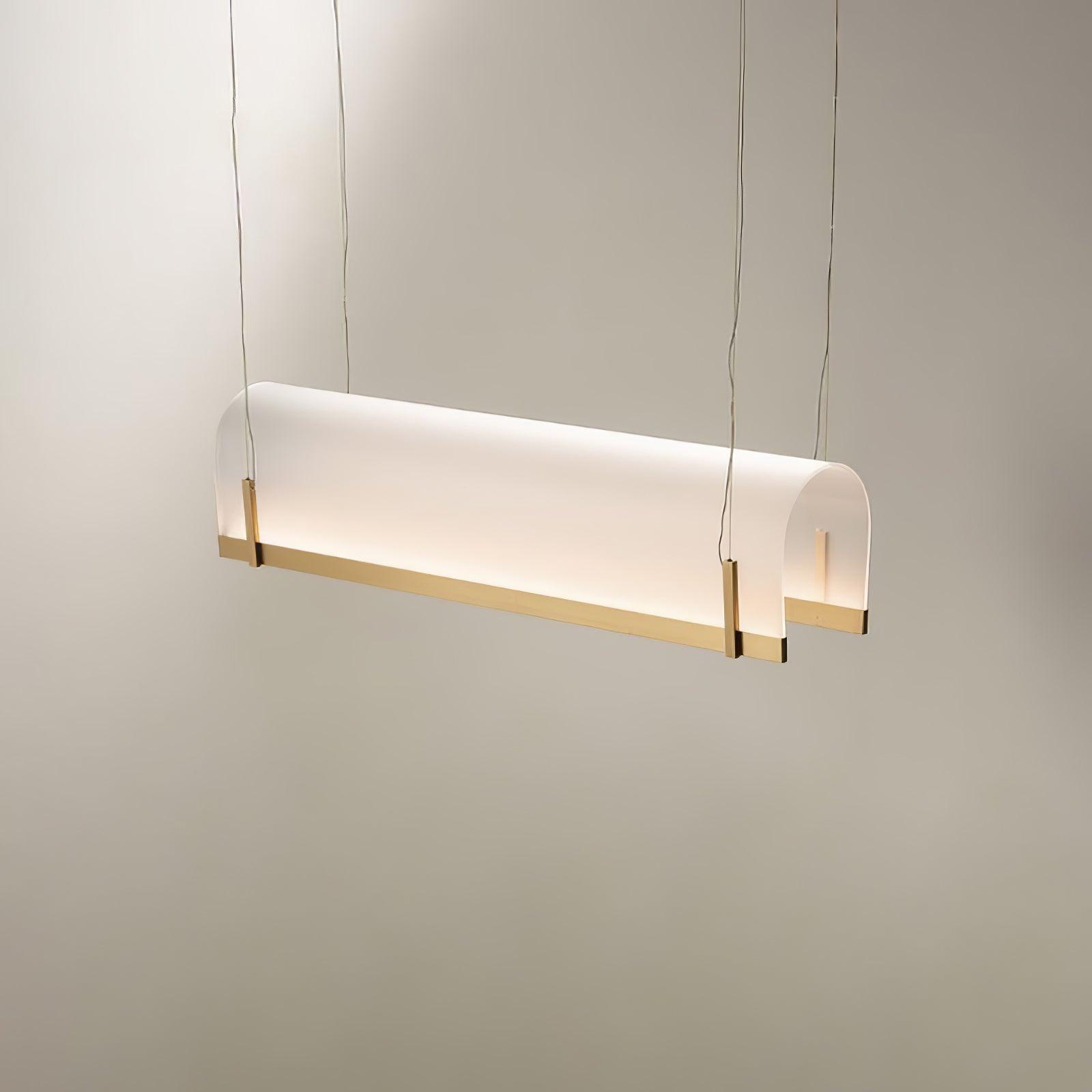 Cevinen Linear Gold Pendant Light - Lamp Outdoor