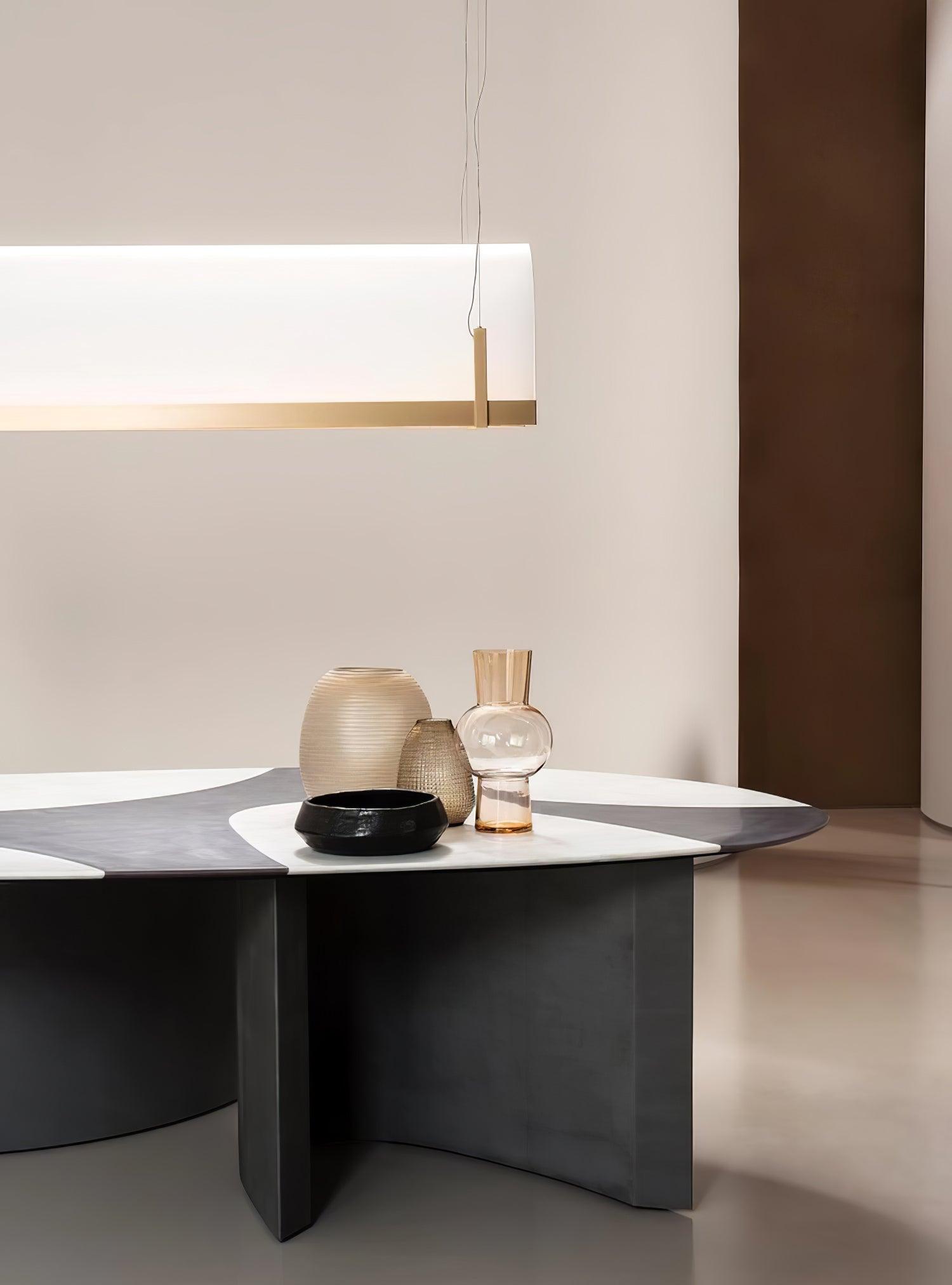 Cevinen Linear Gold Pendant Light - Lamp Outdoor