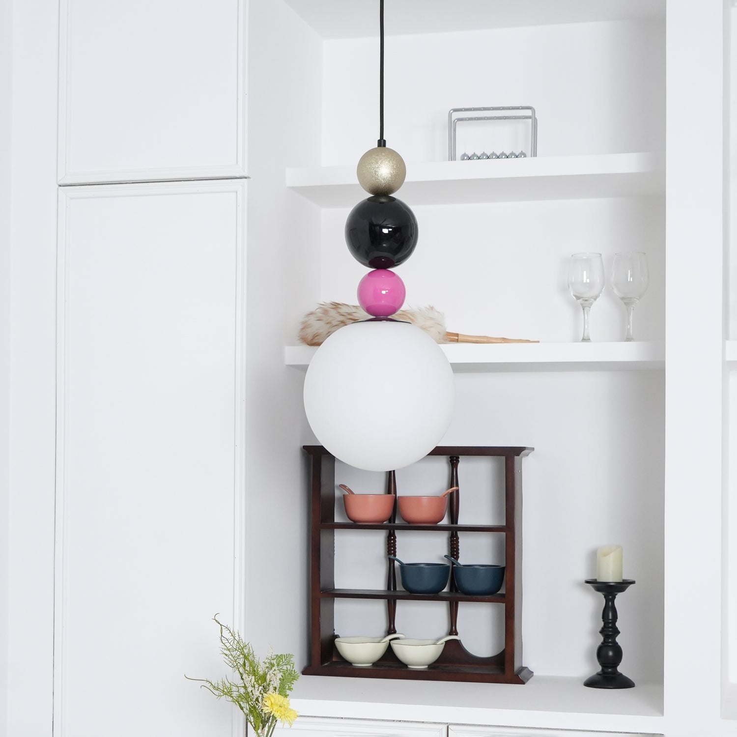 Round Balls Stacking Pendant Lamp - Lamp Outdoor