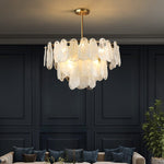 Zosolia Postmodern Luxury Round Cloud Glass Chandelier - Lamp Outdoor