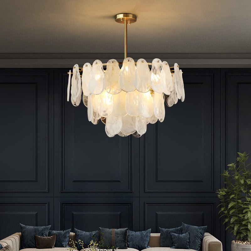 Zosolia Postmodern Luxury Round Cloud Glass Chandelier - Lamp Outdoor