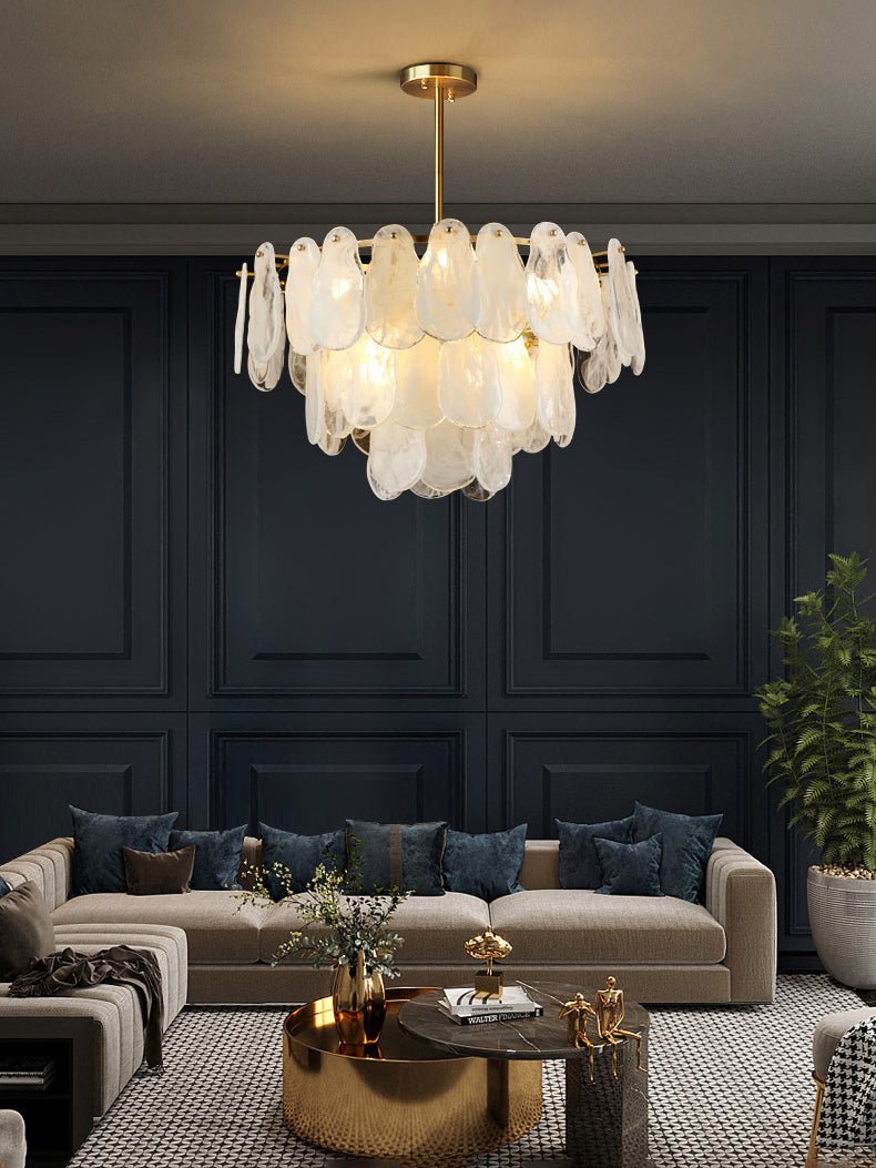 Zosolia Postmodern Luxury Round Cloud Glass Chandelier - Lamp Outdoor