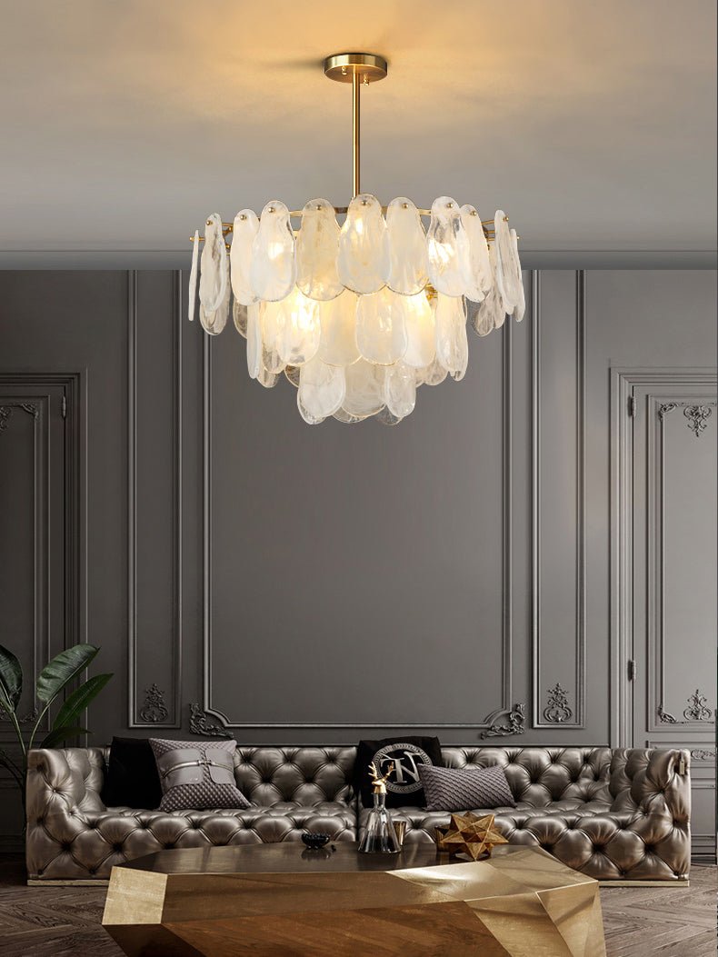 Zosolia Postmodern Luxury Round Cloud Glass Chandelier - Lamp Outdoor