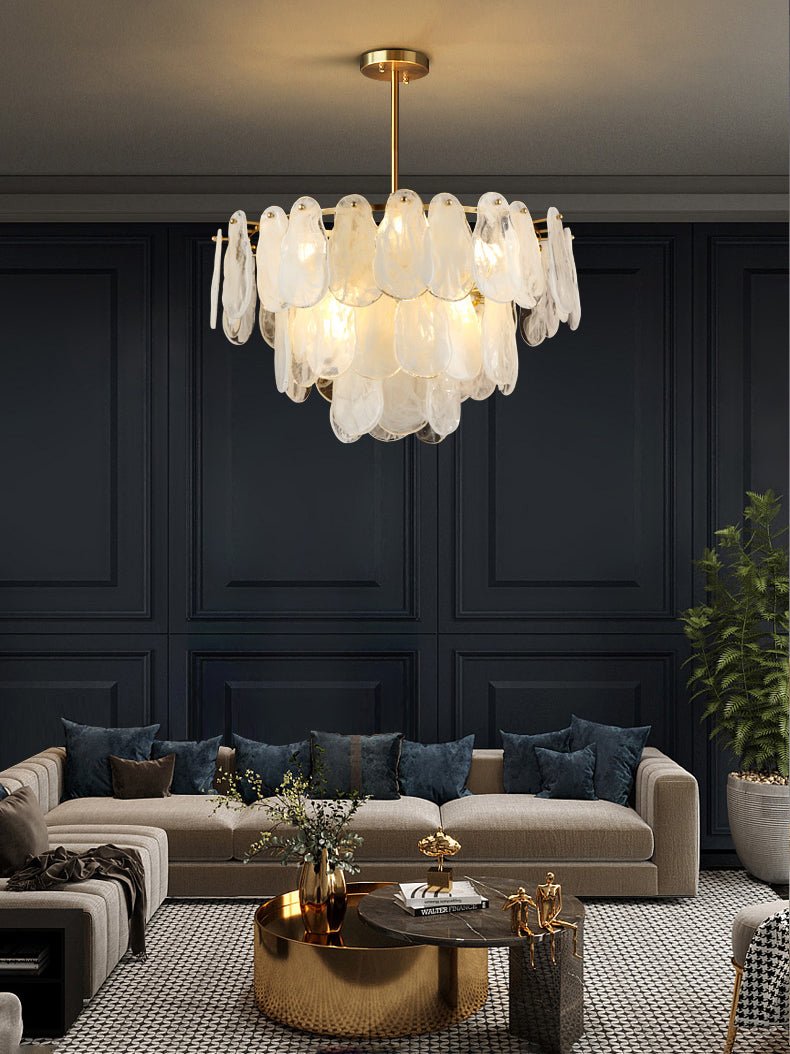 Zosolia Postmodern Luxury Round Cloud Glass Chandelier - Lamp Outdoor