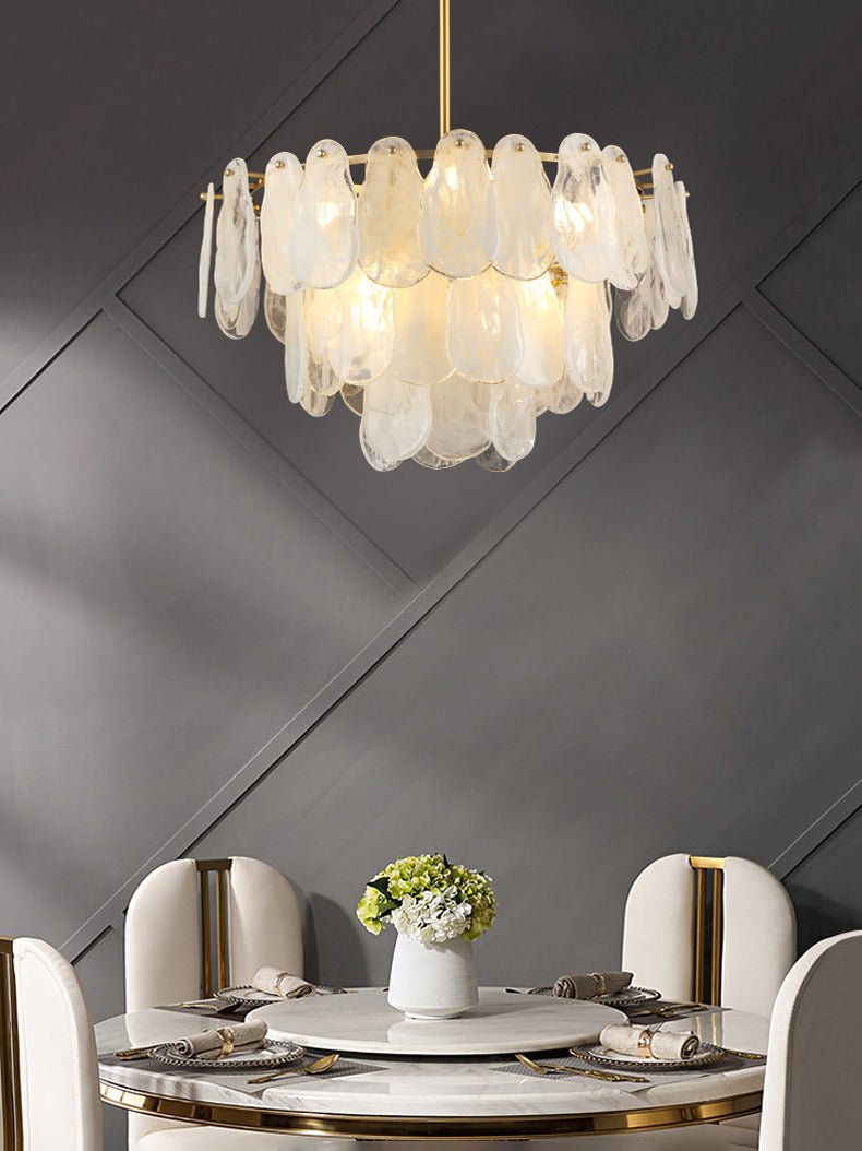 Zosolia Postmodern Luxury Round Cloud Glass Chandelier - Lamp Outdoor