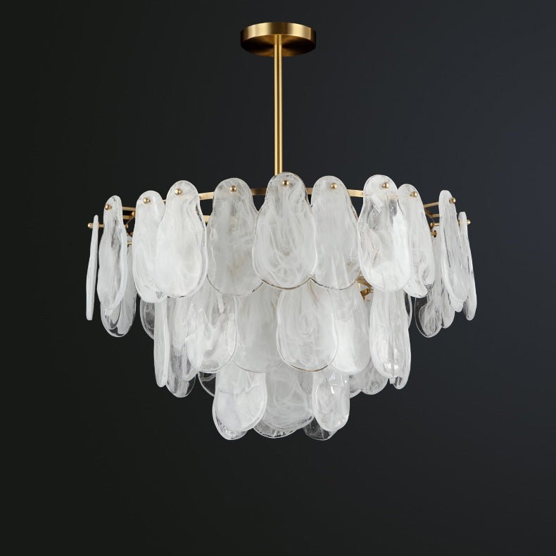 Zosolia Postmodern Luxury Round Cloud Glass Chandelier - Lamp Outdoor