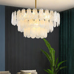 Zosolia Postmodern Luxury Round Cloud Glass Chandelier - Lamp Outdoor