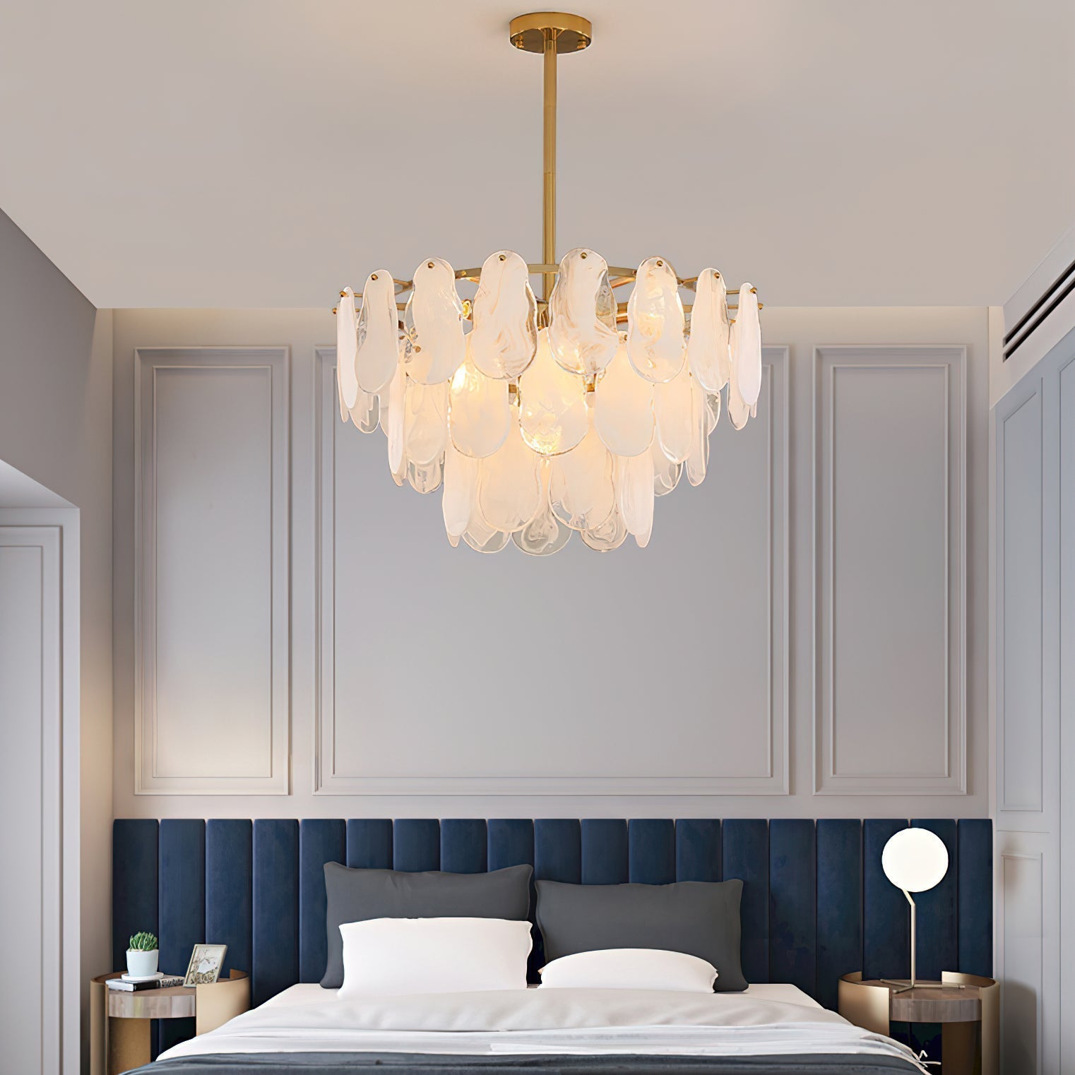 Zosolia Postmodern Luxury Round Cloud Glass Chandelier - Lamp Outdoor
