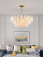 Zosolia Postmodern Luxury Round Cloud Glass Chandelier - Lamp Outdoor