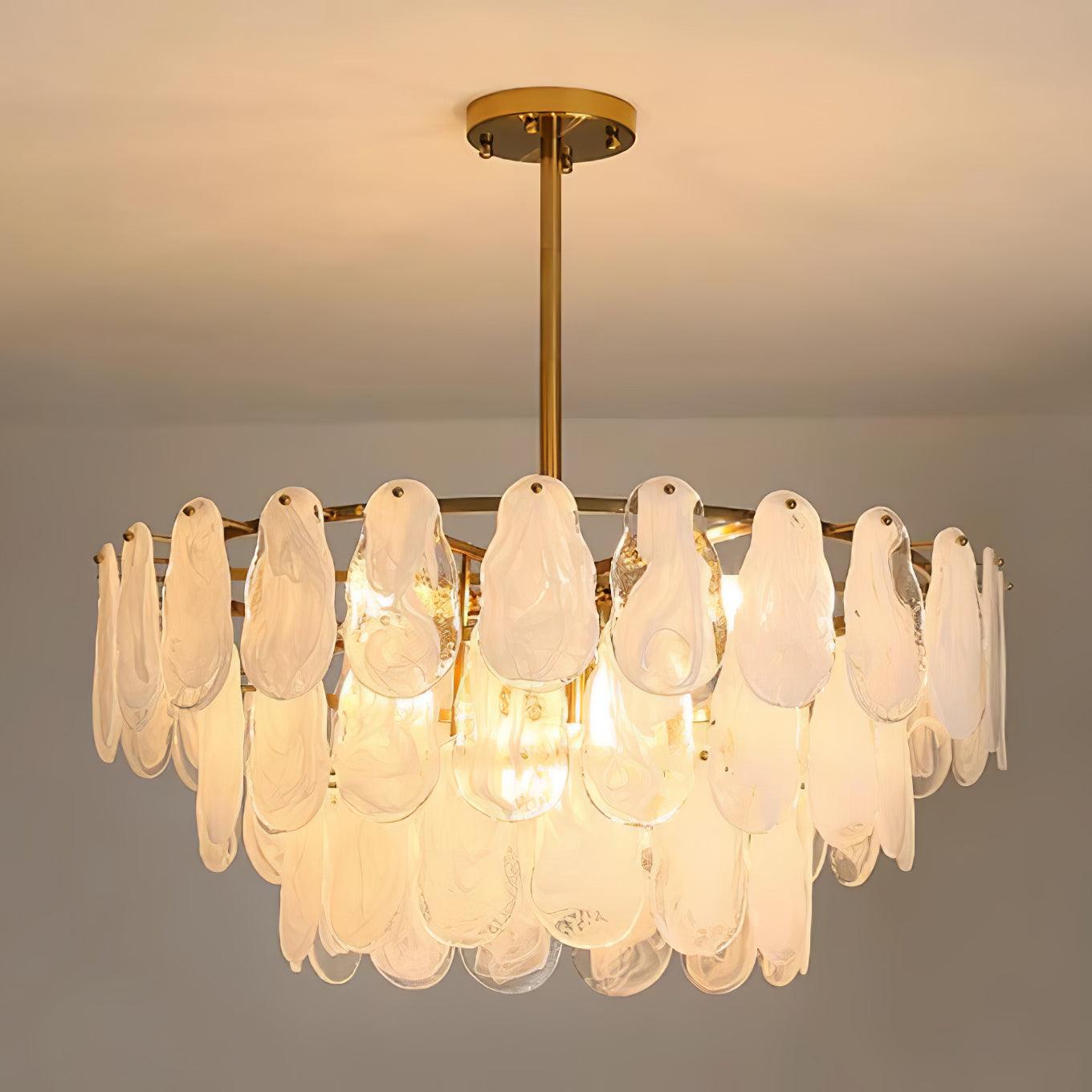 Zosolia Postmodern Luxury Round Cloud Glass Chandelier - Lamp Outdoor