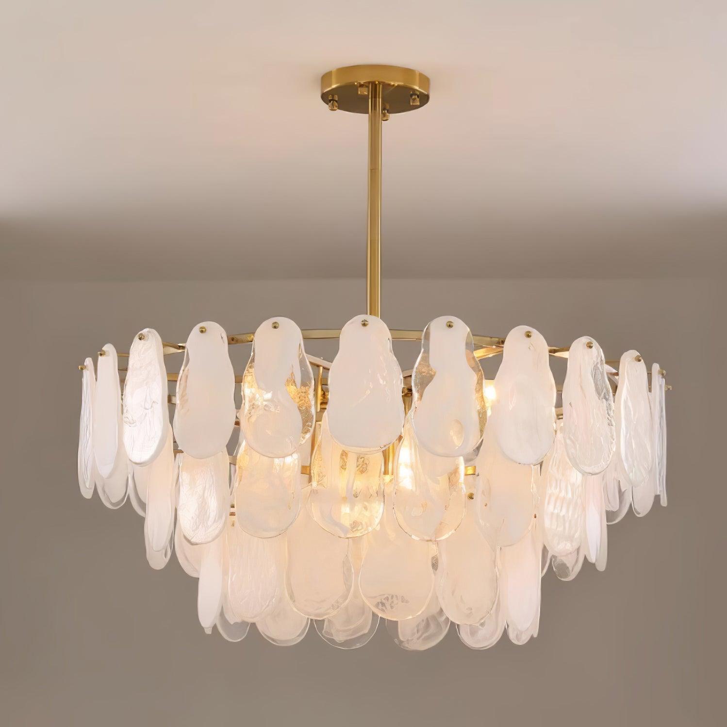 Zosolia Postmodern Luxury Round Cloud Glass Chandelier - Lamp Outdoor
