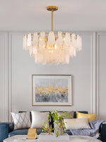 Zosolia Postmodern Luxury Round Cloud Glass Chandelier - Lamp Outdoor