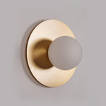 Round Glass Art Wall Lamp - Lamp Outdoor