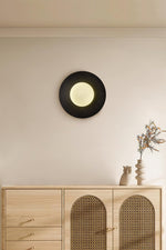 Round Glass Art Wall Lamp - Lamp Outdoor