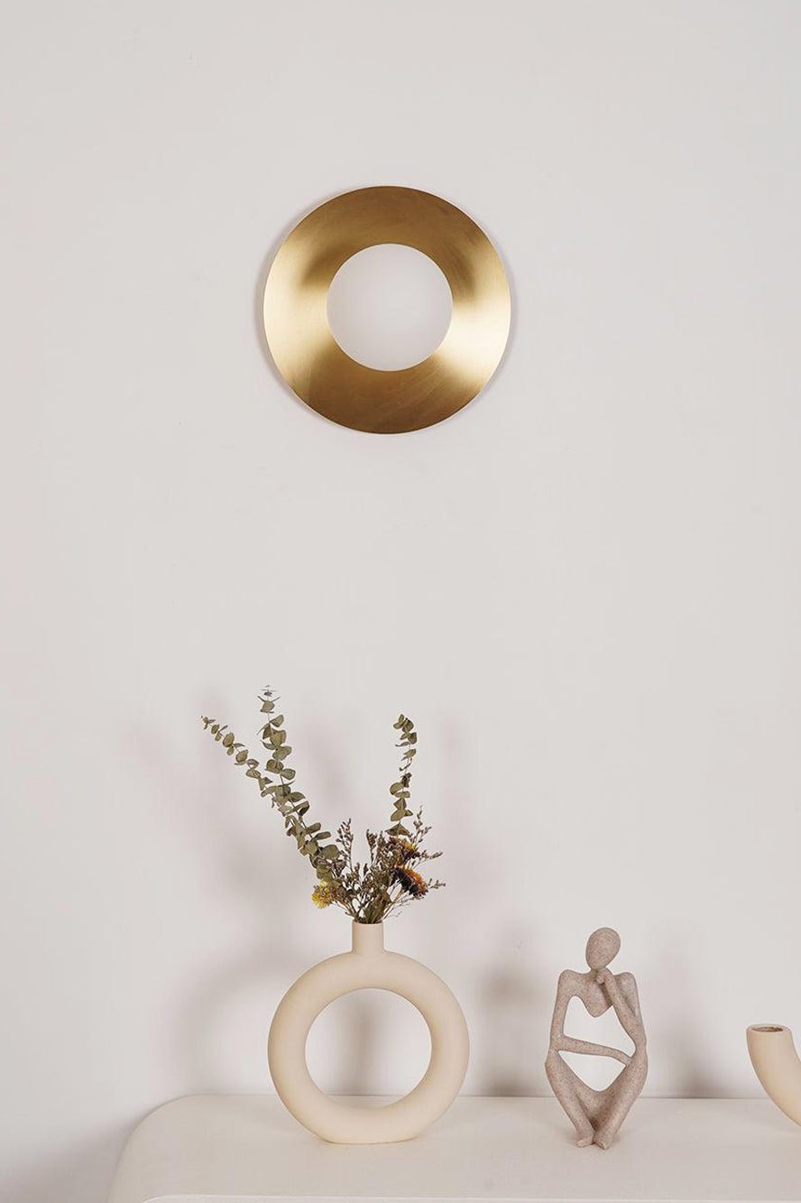 Round Glass Art Wall Lamp - Lamp Outdoor