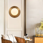Round Glass Art Wall Lamp - Lamp Outdoor