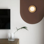 Round Glass Art Wall Lamp - Lamp Outdoor