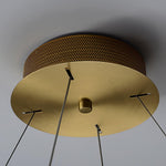 Round Halo Crystal Chandelier - Lamp Outdoor