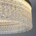Round Halo Crystal Chandelier - Lamp Outdoor