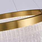 Round Halo Crystal Chandelier - Lamp Outdoor