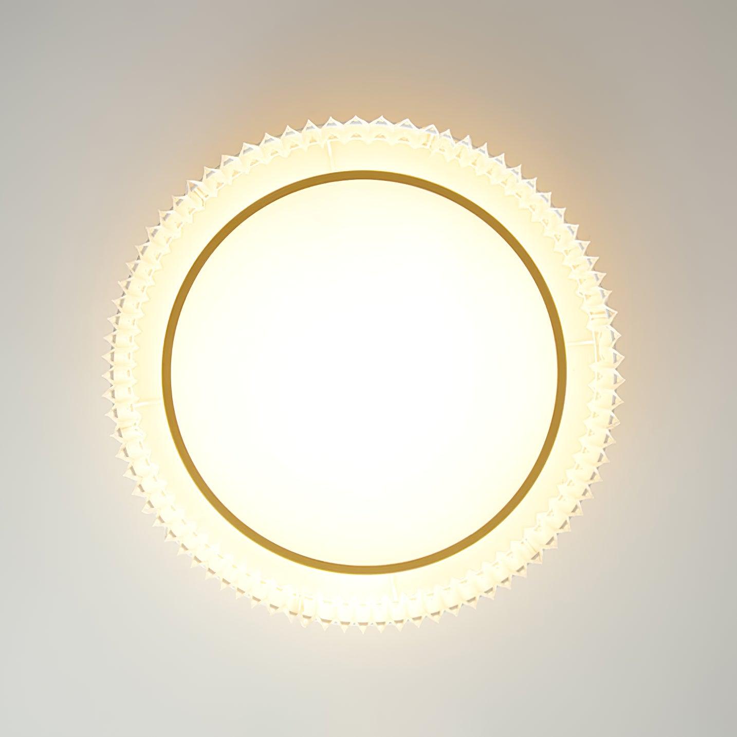 Round Pleated Ceiling Lamp - Lamp Outdoor