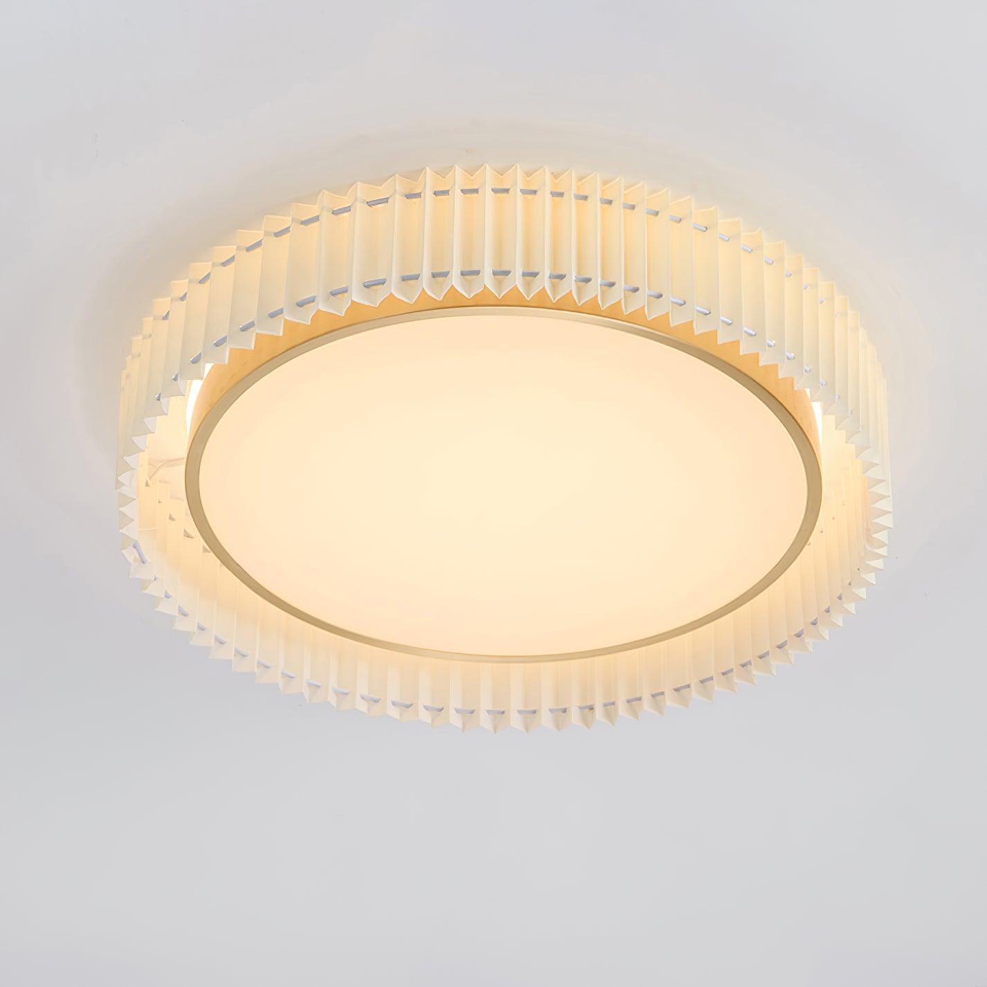 Round Pleated Ceiling Lamp - Lamp Outdoor