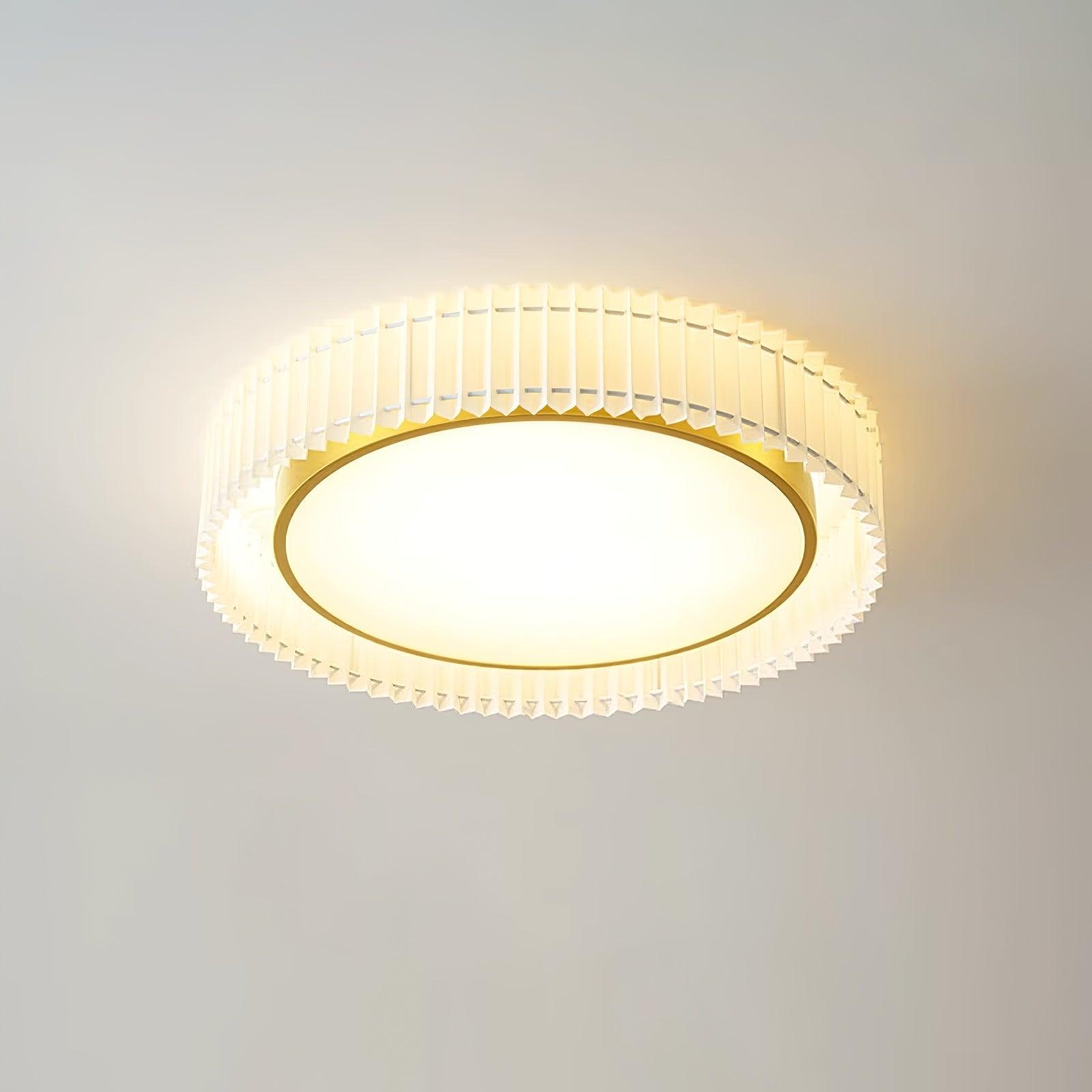 Round Pleated Ceiling Lamp - Lamp Outdoor