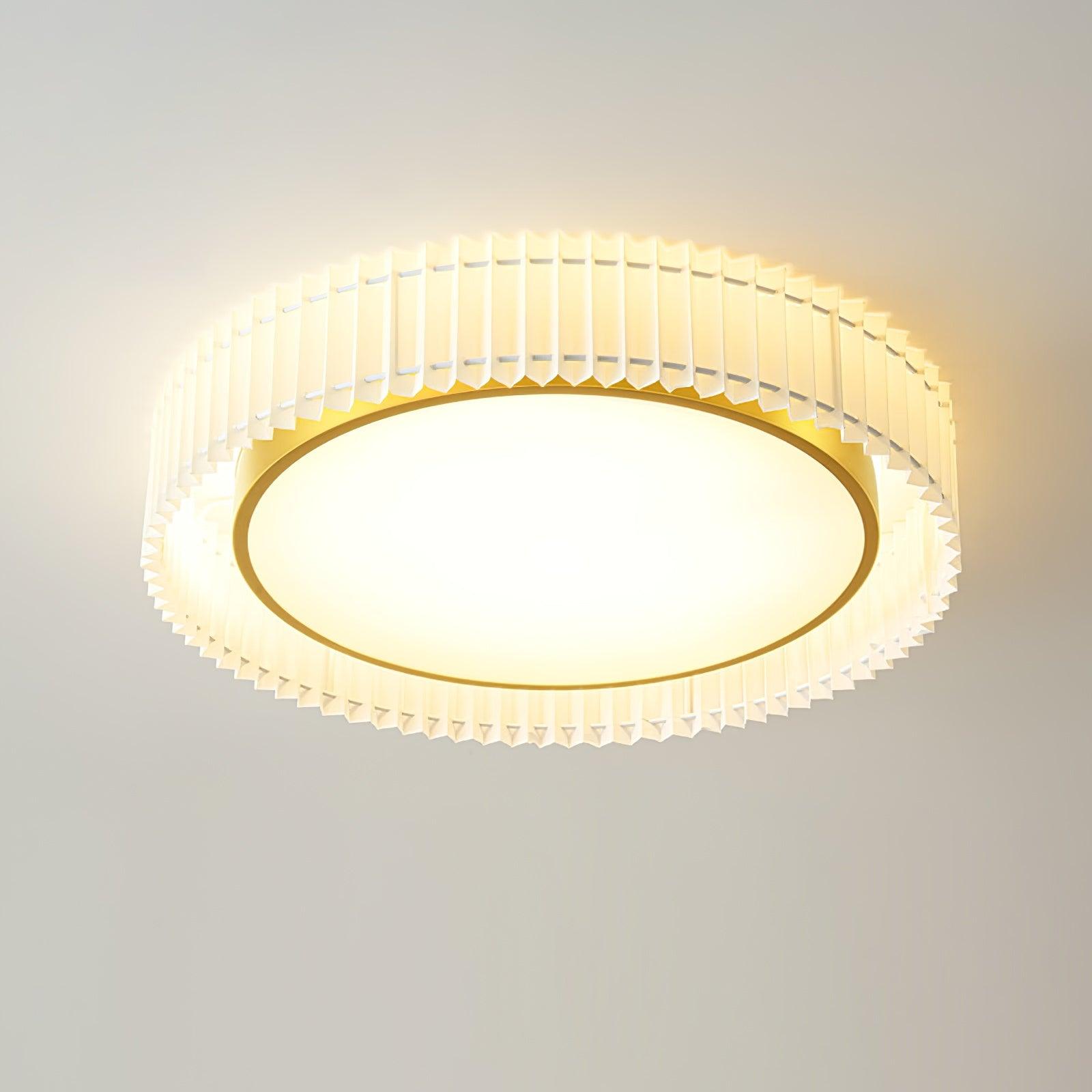 Round Pleated Ceiling Lamp - Lamp Outdoor