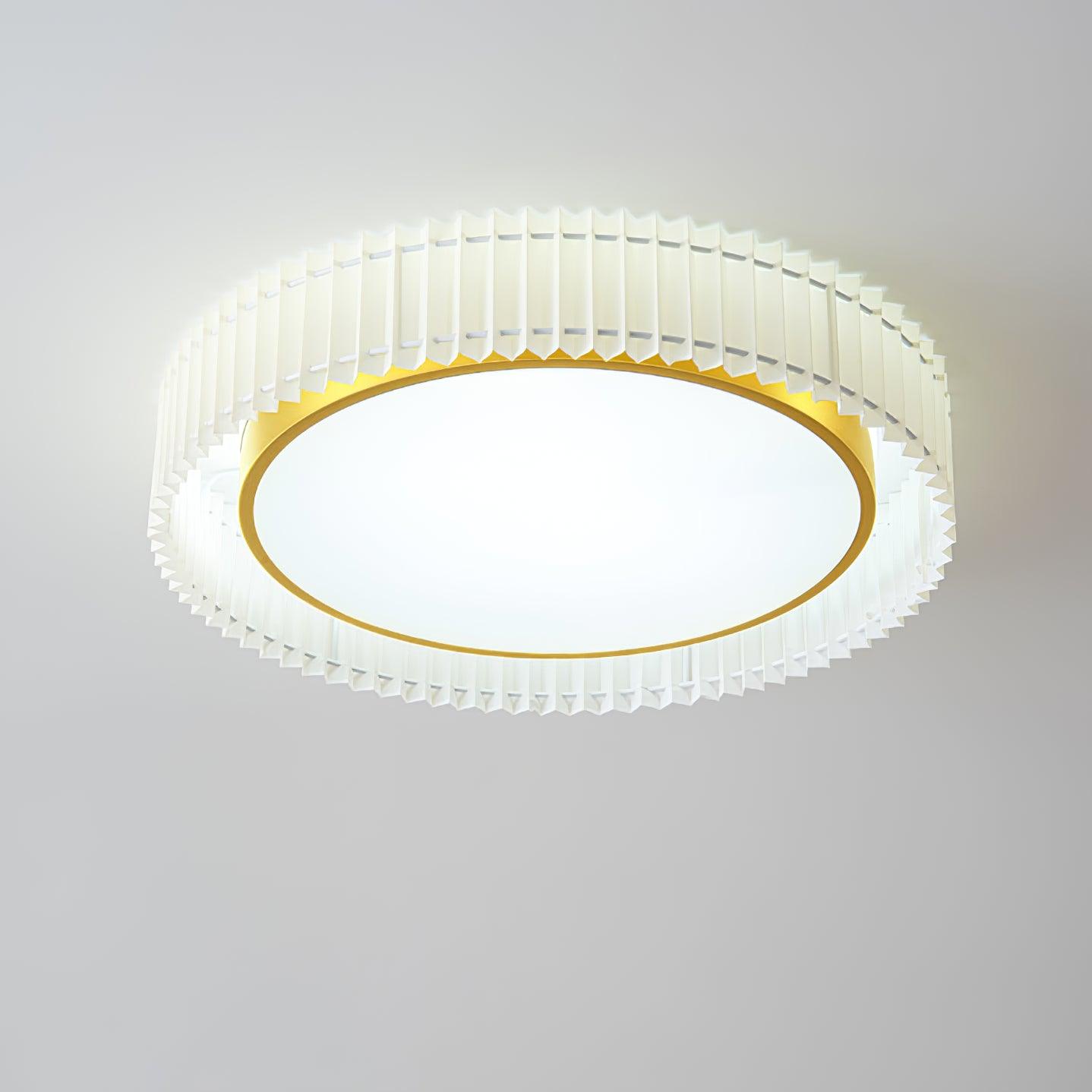 Round Pleated Ceiling Lamp - Lamp Outdoor