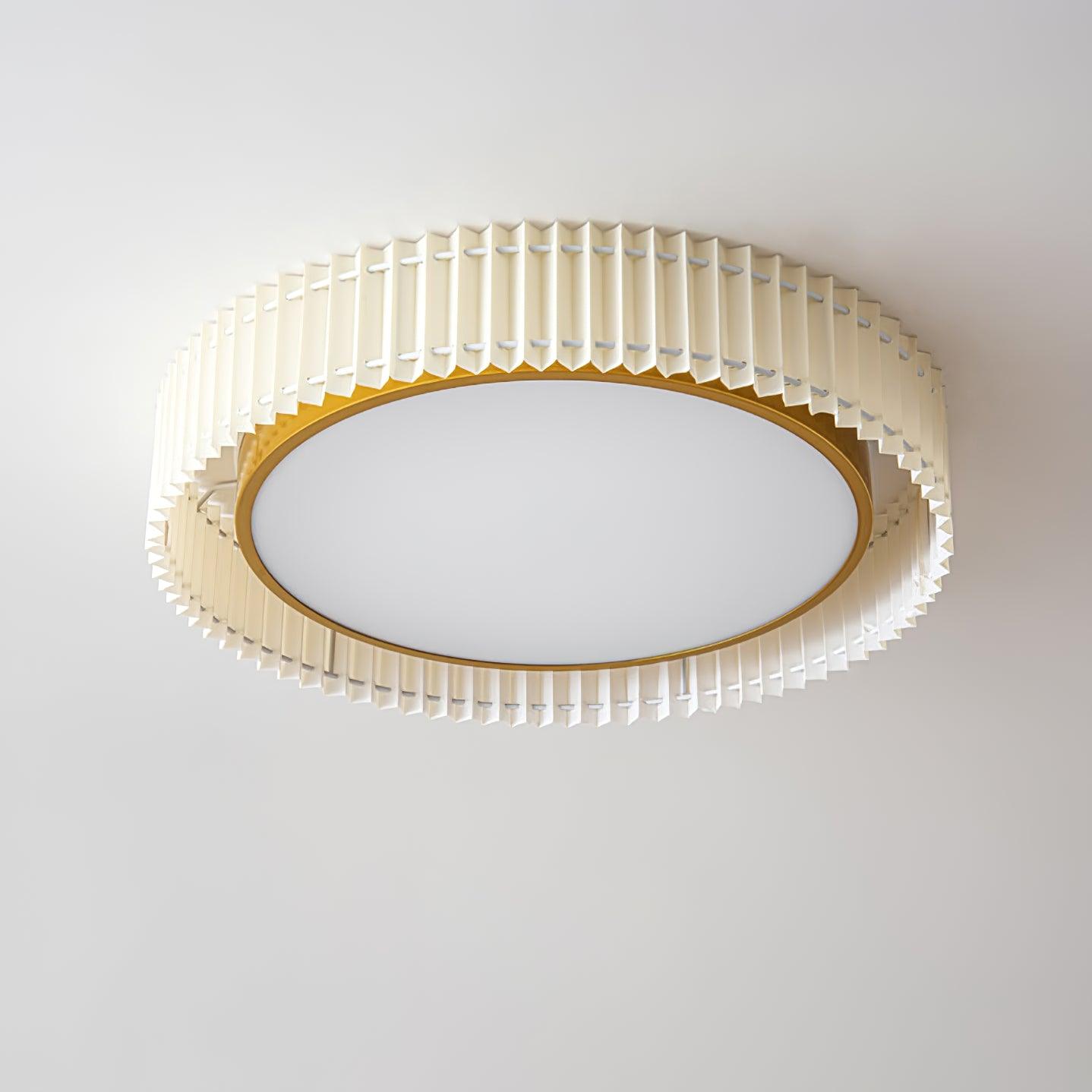 Round Pleated Ceiling Lamp - Lamp Outdoor