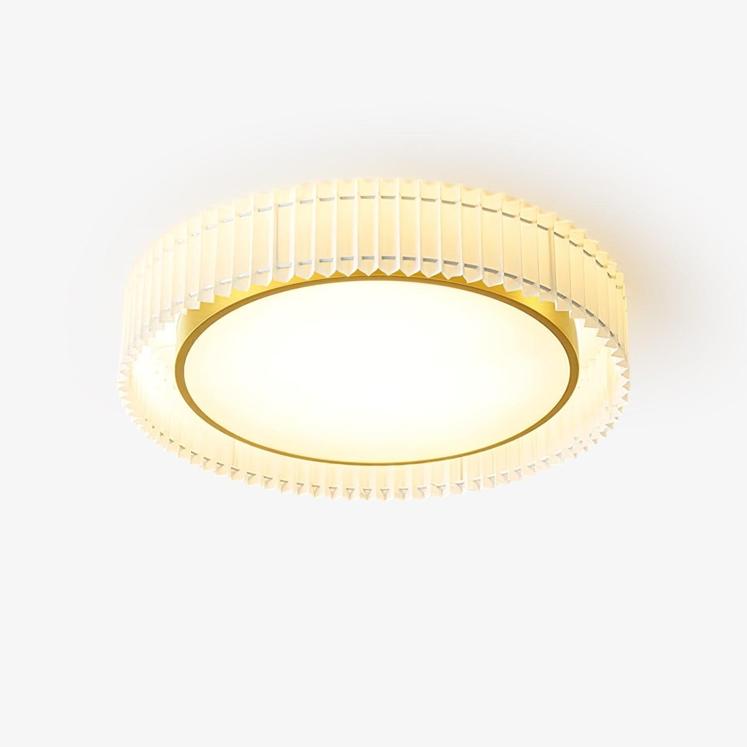 Round Pleated Ceiling Lamp - Lamp Outdoor