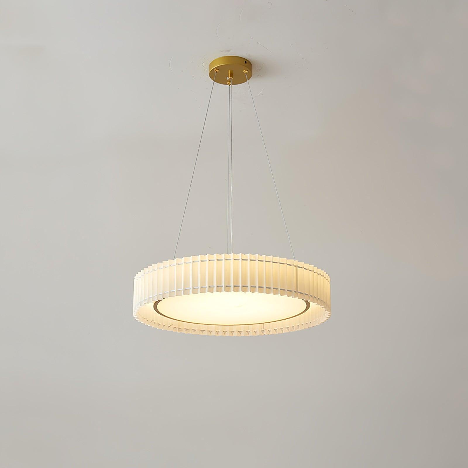 Round Pleated Pendant Lamp - Lamp Outdoor