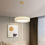 Round Pleated Pendant Lamp - Lamp Outdoor