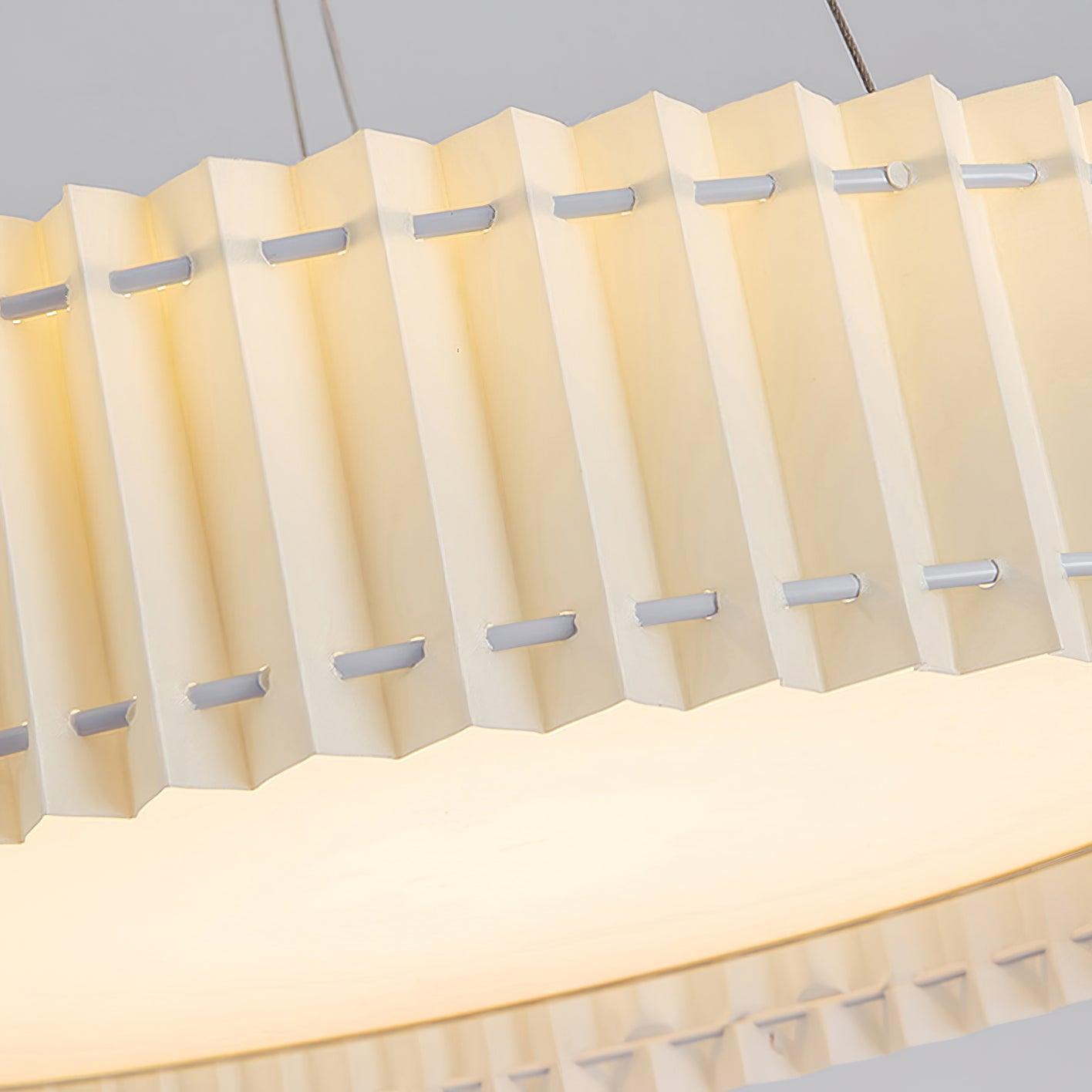 Round Pleated Pendant Lamp - Lamp Outdoor